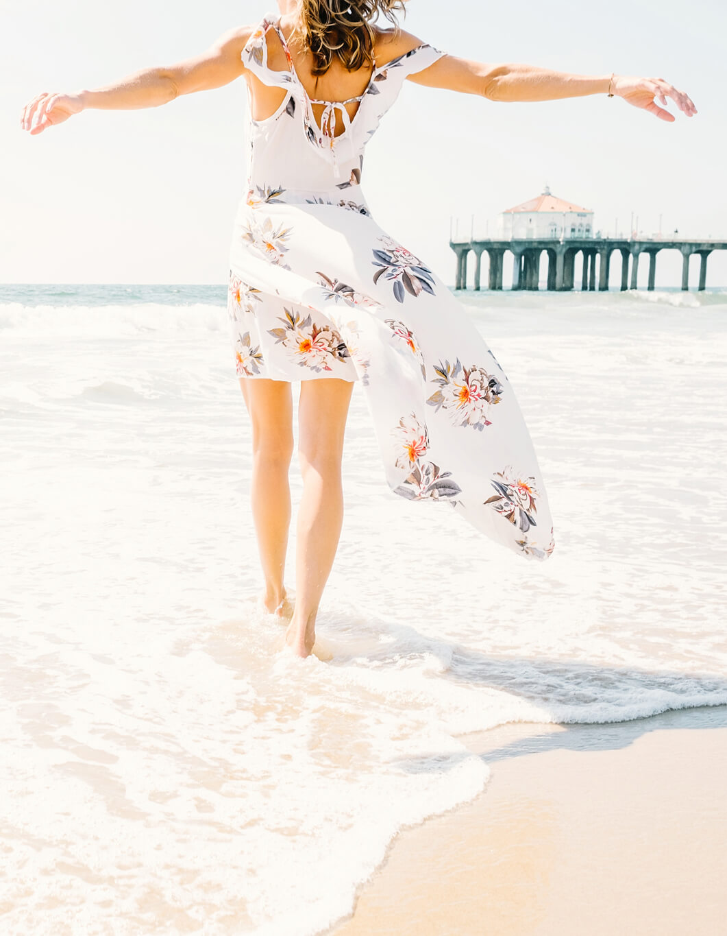 Femme sur la plage